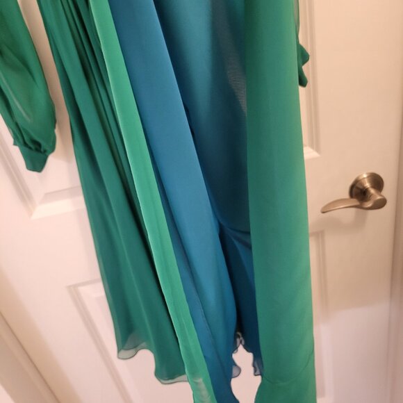 Vintage Wayne Clark Aline Marelle Dress Formal Evening Dress - Drapery - Picture 6 of 16